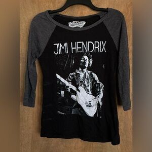 JIMI HENDRIX 3/4 Sleeve T-Shirt Old Navy Collectibles Size XS